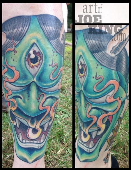 Tattoos - Green Hanya with Trippy Third Eye - 96256